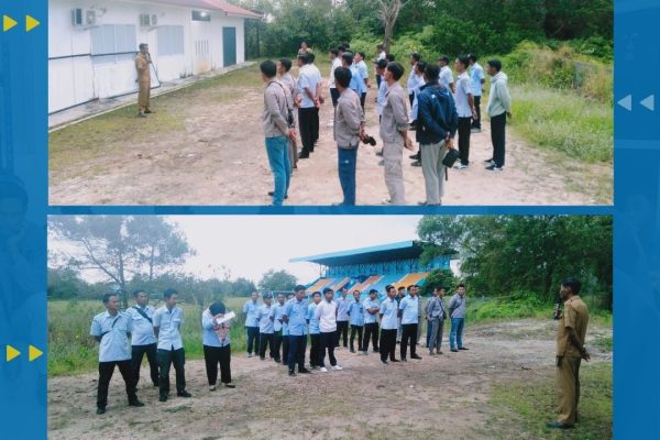 Iskandar Memimpin Apel Pagi di Halaman UPTD PAB